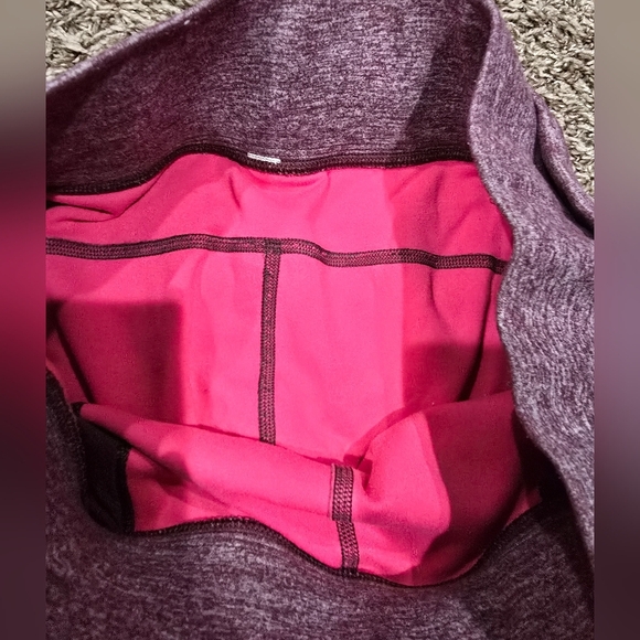 Lululemon Base Runner Jogger Sweatpants Rulu Heathered Bordeaux Drama Size 4 - Picture 3 of 8